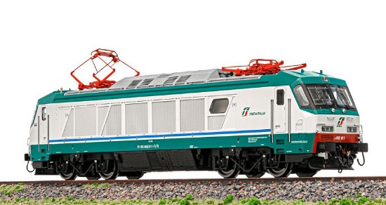 Immagine di FS LOCOMOTIVA ELETTRICA E 402A C/ACCOPPIATORI FRONTALI EP.VI H0 1:87