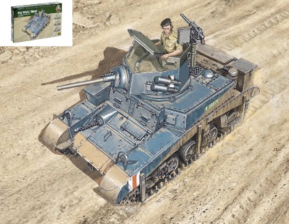 Immagine di M3 STUART LIGHT TANK KIT 1:56