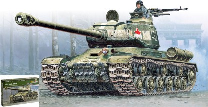 Immagine di JOSEF STALIN JS-2 (TANK DRIVER INCLUDED) KIT 1:56