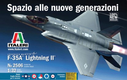 Immagine di F-35A LIGHTING II LOCKHEED (49 cm) DECALS x 5 VERSIONI  KIT 1:32
