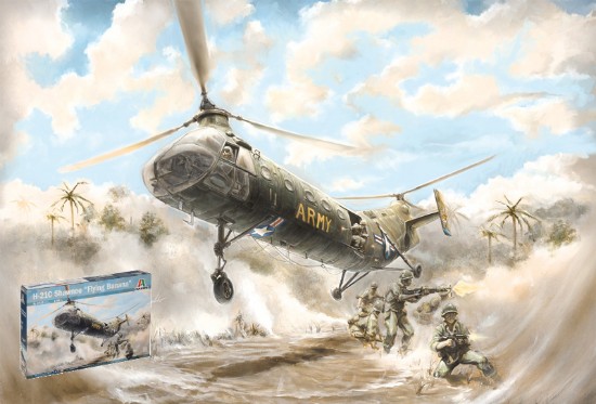 Immagine di H-21 C SHAWNEE FLYING BANANA KIT 1:48