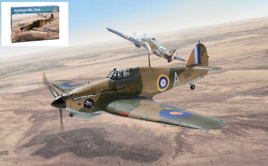 Immagine di HURRICANE MK.I TROP KIT 1:48