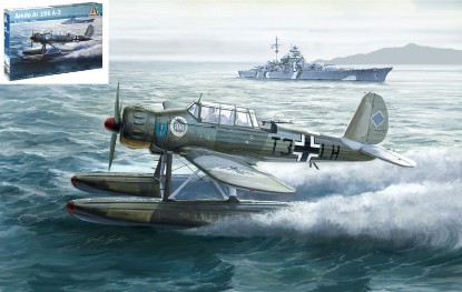 Immagine di ARADO AR 196A GERMAN BATTLESHIP KIT 1:48