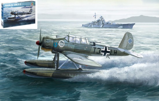 Immagine di ARADO AR 196A GERMAN BATTLESHIP KIT 1:48