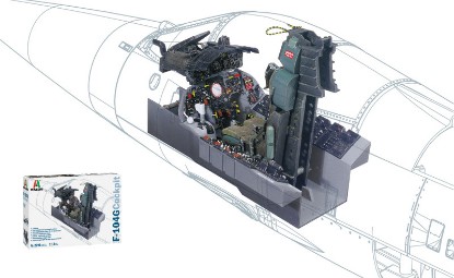 Immagine di F-104 G COCKPIT KIT 1:12