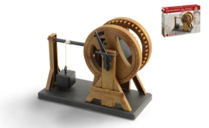 Immagine di LEONARDO DA VINCI LEVERAGE CRANE - GRU A LEVA KIT cm16