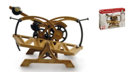 Immagine di LEONARDO DA VINCI ROLLING BALL TIMER PIATTAFORMA ALTALENANTE KIT cm 26