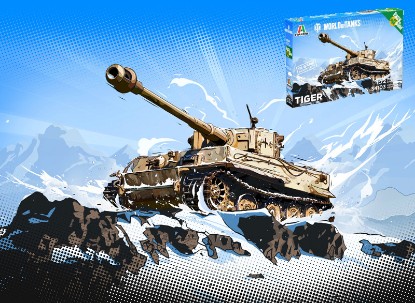 Immagine di WORLD OF TANKS PZKPFW.VI TIGER I KIT 1:72