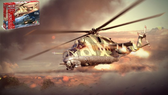 Immagine di WAR THUNDER MIL MI-24 D -UH 1C (2 IN 1) KIT 1:72