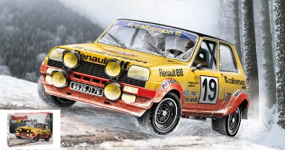 Immagine di RENAULT R5 ALPINE RALLY N.19 & 12 MONTE CARLO 1978 KIT 1:24