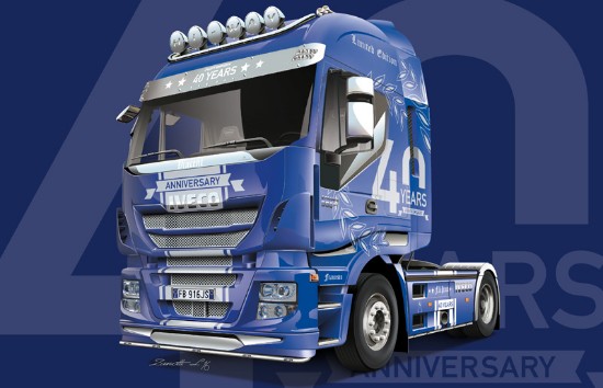 Immagine di IVECO HI WAY "40mo ANNIVERSARY" KIT 1:24