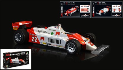 Immagine di ALFA ROMEO 179/179C 1979/80/81 DEPAILLER-GIACOMELLI-ANDRETTI KIT 1:12