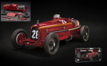 Immagine di ALFA ROMEO 8C 2300 MONZA N.28 WINNER MONACO GP 1932 T.NUVOLARI KIT 1:12