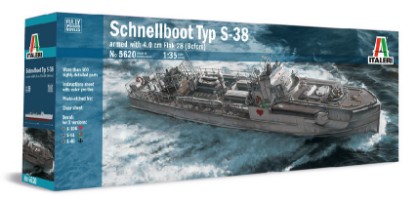 Immagine di SCHNELLBOOT TYP S-38 W/4.0 cm FLAK 28 (BOFORS) KIT 1:35
