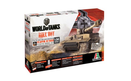 Immagine di WORLD OF TANKS PZ.KPFW VI TIGER KIT 1:56