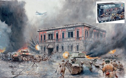 Immagine di BATTLE OF BERLIN 1945 DIORAMA SET KIT 1:72