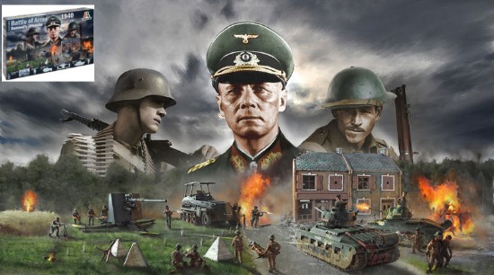 Immagine di WWII BATTLE OF ARRAS 1940 ROMMEL OFFENSIVE KIT 1:72