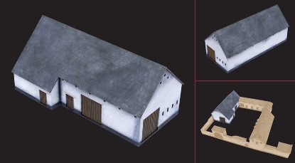 Immagine di FIENILE "WATERLOO 1815-2015" LA HAIE SAINTE-BARN KIT 1:72