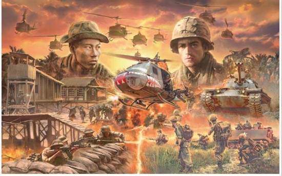 Immagine di OPERATION SILVER BAYONET VIETNAM WAR  KIT 1:72