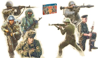 Immagine di WARSAW PACT TROOPS 1980s KIT 1:72
