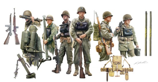 Immagine di U.S. INFANTRY ON BOARD KIT 1:35