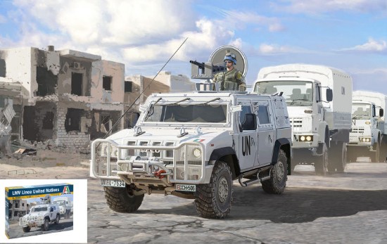 Immagine di LMV LINCE UNITED NATIONS KIT 1:35