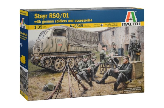 Immagine di STEYR RSO/01 WITH GERMAN SOLDIERS AND ACCESSORIES KIT 1:35