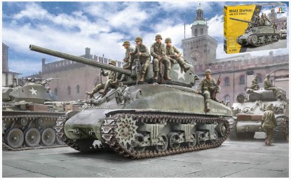 Immagine di M4A1 SHERMAN WITH INFANTRY KIT 1:35