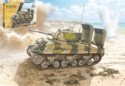 Immagine di M-4 SHERMAN U.S. MARINES CORPS KIT 1:35