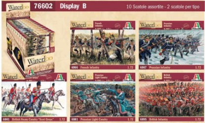 Immagine di WATERLOO 1815 DISPLAY "B" 10 SCAT.ASS.2 x TIPO KIT 1:72