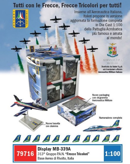 Immagine di DISPLAY FRECCE TRICOLORI ASS.Pz.12 1:100