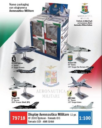 Immagine di FRECCE TRICOLORI (3xTIPHOON;TORNADO IDS;TORNADO ECR; AMX) Pz.12 1:100