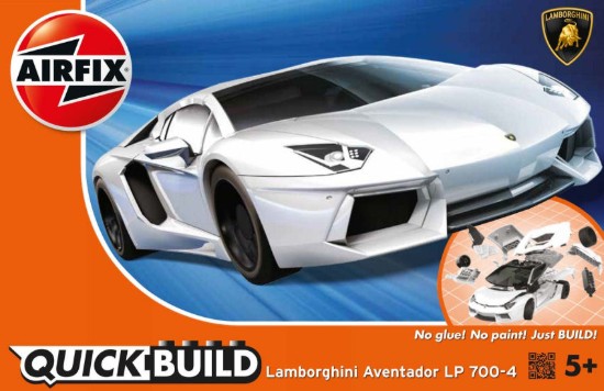 Immagine di QUICK BUILD LAMBORGHINI AVENTADOR WHITE