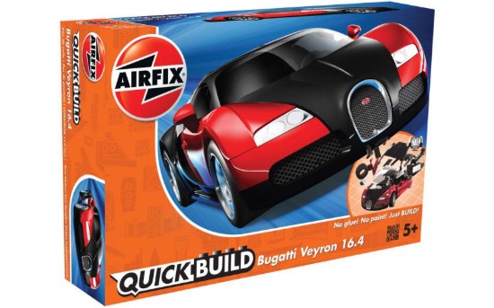 Immagine di QUICK BUILD BUGATTI VEYRON 16.4 BLACK/RED