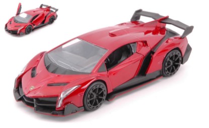 Immagine di LAMBORGHINI VENENO METALLIC RED cm 12,5