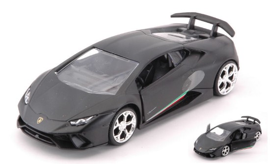 Immagine di LAMBORGHINI HURACAN PERFORMANTE MATT BLACK cm 12,5