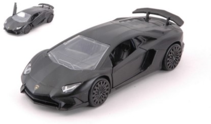 Immagine di LAMBORGHINI AVENTADOR SV MATT BLACK cm 12,5