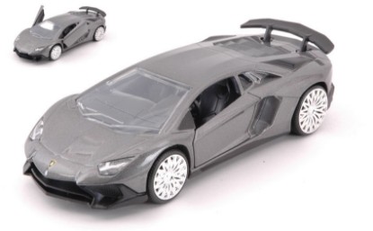 Immagine di LAMBORGHINI AVENTADOR SV METALLIC GREY cm 12,5