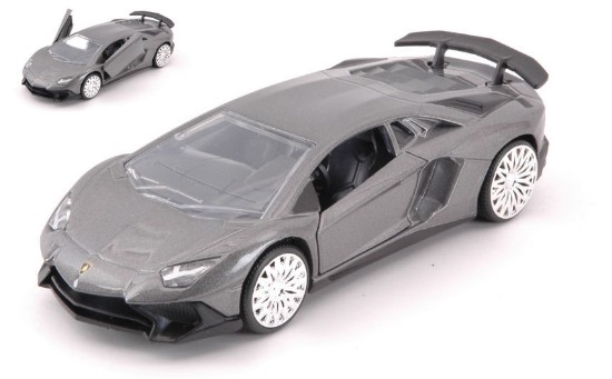 Immagine di LAMBORGHINI AVENTADOR SV METALLIC GREY cm 12,5
