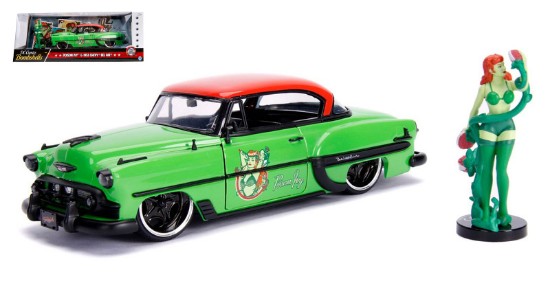 Immagine di POISON IVY W/1953 CHEVY BEL AIR GREEN/ORANGE 1:24