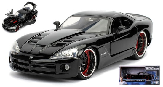Immagine di LETTY'S DODGE VIPER SRT-10 FAST & FURIOUS BLACK 1:24