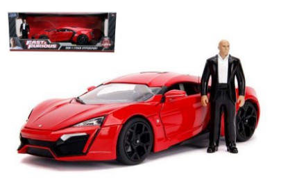 Immagine di LYKAN HYPERSPORT FAST & FURIOUS 7 W/LIGHTS & DOM FIGURE 1:18