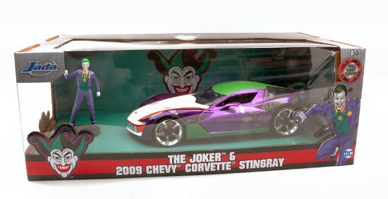 Immagine di CHEVY CORVETTE STINGRAY 2009 W/JOKER FIGURE 1:24