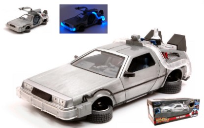Immagine di DE LOREAN "BACK TO THE FUTURE II" FLYING VERSION+ LIGHTS TRY ME 1:24