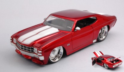 Immagine di CHEVY CHEVELLE 1971 METALLIC RED 1:24