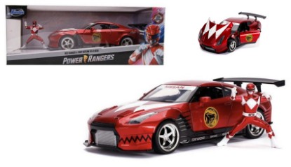 Immagine di NISSAN SKYLINE GTR R-35 2009 "POWER RANGER" W/FIGURE 1:24