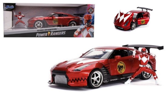 Immagine di NISSAN SKYLINE GTR R-35 2009 "POWER RANGER" W/FIGURE 1:24