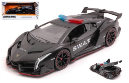 Immagine di LAMBORGHINI VENENO 2017 S.W.A.T. PRIMER BLACK 1:24