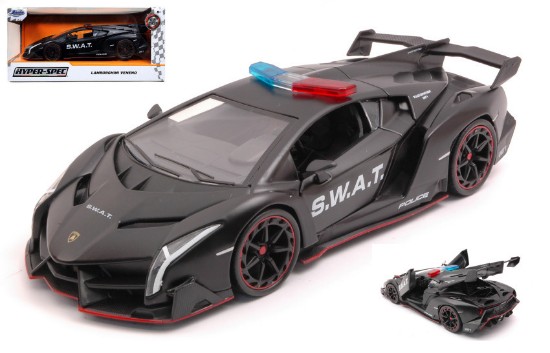 Immagine di LAMBORGHINI VENENO 2017 S.W.A.T. PRIMER BLACK 1:24