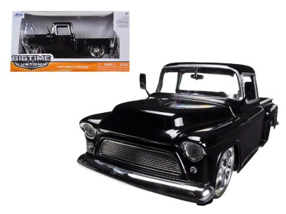 Immagine di CHEVY STEPSIDE 1955 BLACK 1:24